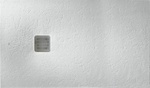 фото Душевой поддон из материала Stonex® Roca Terran 1200x900 светло-серый, с сифоном и решеткой, AP014B0