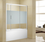 фото Шторка для ванны Aquanet Practic AE10-B-150H150U-CP, прозрачное стекло