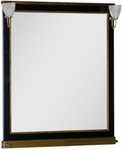 фото Зеркало Aquanet Валенса 100 черный краколет/золото