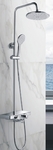 фото Тропическая, душевая система RUSH со смесителем для ванны, фикс. излив, хром ST4235-50