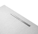фото Крышка слива для поддона Jacob Delafon Surface E62620-VS, матовая сталь, 90-120 см