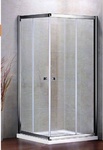фото Душевой уголок Cezares Practico-A-2, 90 х 90 х 185 см, стекло прозрачное