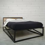 фото Дизайнерская двуспальная кровать "industrial" ETG153-ET