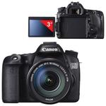 фото Фотоаппарат зеркальный CANON EOS 70D, 18-135 мм, IS STM, 20,2 Мп, 3" ЖК-монитор поворотный, Full HD, Wi-Fi
