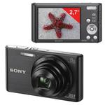 фото Фотоаппарат компактный SONY Cyber-shot DSC-W830, 20,4 Мп, 8x zoom, 2,7", ЖК-монитор, черный