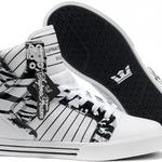 фото Supra Джастин Бибер Джастин Бибер хип-хоп танец обувь высокая мужская обувь женская обувь Обувь Скайтопе Скейтерская обувь