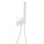 фото TRES Special tapware MAX 134123BM Гигиенический душ белый встраиваемый комплект со смесителем