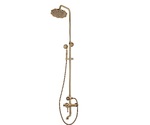 фото Комплект для ванны и душа (излив резной 20 см, лейка "Цветок") Bronze de Luxe WINDSOR (10120F)