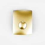 фото SANIT 16.064.88..0000gold Декоративная панель для писсуара с ручной клавишей смыва, цвет золото