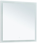 фото Зеркало Aquanet Гласс 80 белый LED