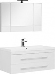 фото Комплект мебели для ванной Aquanet Нота 100 белый (камерино)