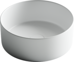 фото Накладная раковина Ceramicanova Element CN6032MW 36x36 белый матовый круглая