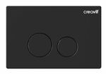 фото CREAVIT GP9002.01 Кнопка для инсталляции TERRA черная матовая GP9002.01