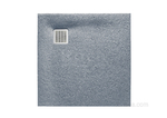 фото Душевой поддон из материала Stonex® Roca Terran 800x800 цемент, с сифоном и решеткой, AP033203200130