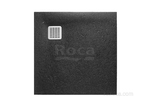 фото Душевой поддон из материала Stonex® Roca Terran 900x900 черный, с сифоном и решеткой, AP103384384014