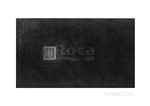 фото Душевой поддон из материала Stonex® Roca Terran 1200x700 черный, с сифоном и решеткой, AP1014B02BC01