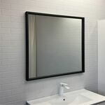 фото Зеркало Comforty Бредфорд-90 серый графит