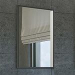 фото Зеркало Comforty Лозанна-55 серый матовый