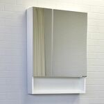 фото Зеркало-шкаф Comforty Никосия-60 белый глянец