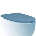 фото Крышка-сиденье для унитаза c микролифтом SoftClose AeT Dot 2.0 цвет голубой матовый C555R140