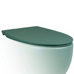 фото Крышка-сиденье для унитаза c микролифтом SoftClose AeT Dot 2.0 цвет зеленый мох матовый C555R143