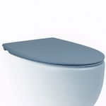 фото Крышка-сиденье для унитаза c микролифтом SoftClose AeT Dot 2.0 цвет пастельно-синий матовый C555R141