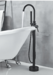 фото Смеситель BRAIES Matt Black для отдельностоящей ванны, цвет матовый черный, латунь BOCH MANN BM8921