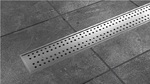 фото ТП-50.1В-1000 Трап душевой с решеткой и рамкой из нержавеющей стали с вертикальным выходом D50мм