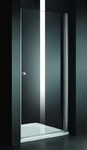 фото Душевая дверь Cezares ELENA-W-B-1-90-Cr-L-(-R), профиль хром, стекло прозрачное/матовое
