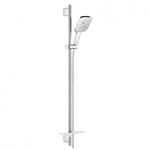 фото Душевой гарнитур Grohe Rainshower SmartActive 130 Cube, 26587000, хром