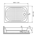 фото Душевой поддон RGW Acryl 16180290-21 прямоугольный