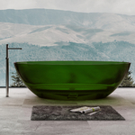 фото Прозрачная ванна ABBER Kristall AT9702Emerald зеленая