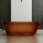 фото Прозрачная ванна ABBER Kristall AT9707Opal коричневая