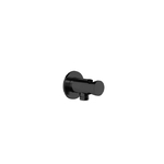 фото Шланговое подсоединение с держателем для ручной лейки Gessi Anello (63461/299) черный матовый