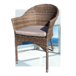 фото Плетеное кресло AFM-353CL Beige + подушка