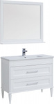 фото Комплект мебели для ванной Aquanet Бостон М 100 белый матовый