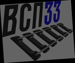 фото комплект скрeплений КБ50 на шпaлу жб ш1 4 закладных бoлта в сборе 4 клeммныx б