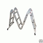 фото Лестница-трансформер алюминиевая Biber, 4 секции, 3 ступени, 98301