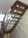 Фото №3 Лестницы из ясеня на деревянных тетивах