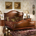 фото Кровать с кожаной спинкой «Louis» LS-6-881-1800