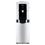 фото Кулер для воды HOT FROST V900BS, напольный, нагрев/охлаждение, холодильный шкаф 14 л, 1 кран (3 кнопки), серебристый/черный