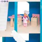 Фото №3 Игрушечный домик "Лазурный берег" с мебелью 21 предмет (PD216-03)
