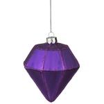 фото Декоративное изделие шар стеклянный 8*10 см. цвет: фиолетовый Dalian Hantai (862-078)