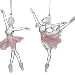 фото Декоративное изделие "балерина" жемчужно розовый/серебро 10,5*14 см. (мал-24/к Myco International (865-045)