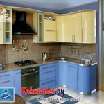 фото Кухня с крашеными фасадами RAL 106 - 288