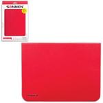 фото Чехол-обложка для планшетного ПК Samsung Galaxy Tab 3 10.1" SONNEN, кожзаменитель, красный