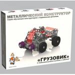 фото Детский металлический конструктор с подвижными деталями «Грузовик»