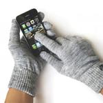 фото Weskent Перчатки Weskent Gloves Grey Melange с токопроводящей нитью для iPhone/iPad/iPod
