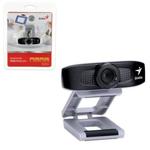 фото Веб-камера GENIUS Facecam 320, 0,3 Мп, микрофон, USB 2.0, регулируемый крепеж, черно-серебрянный