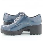 Фото №2 Синие туфли на каблуке 4020-01с